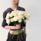 Букет из 15 белых кустовых роз