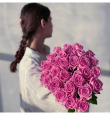 Розовая Роза 31 шт